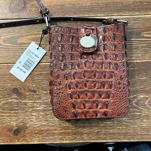 NWT BRAHMIN leather crossbody bag